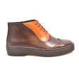 British Walkers Playboy Men s Tan and Brown Leather High Top Wingtips For Sale