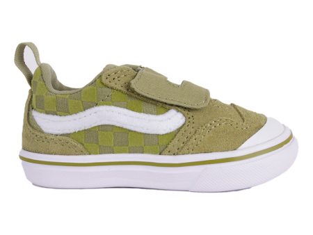 (TZHOLV) ComfyCush New Skool V Shoes - Safe Space Olive For Sale