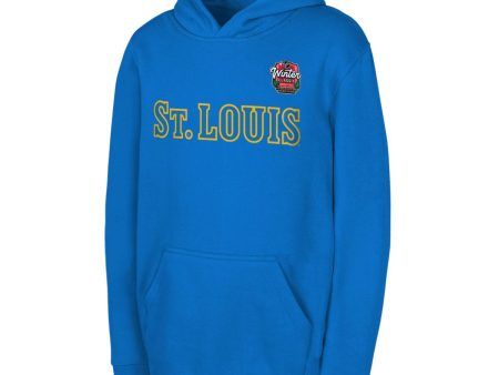 ST. LOUIS BLUES OUTERSTUFF YOUTH WINTER CLASSIC ST LOUIS HOODIE - AIR FORCE BLUE For Sale