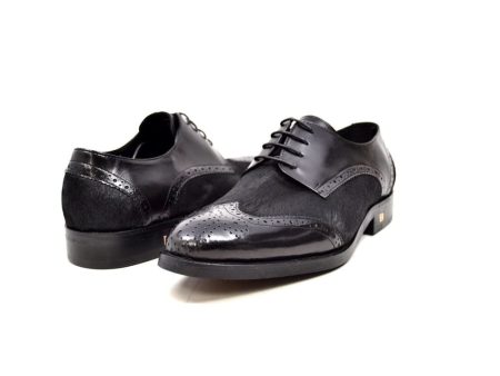 British Walkers President Men s Leather and Pony Skin Oxfords Hot on Sale