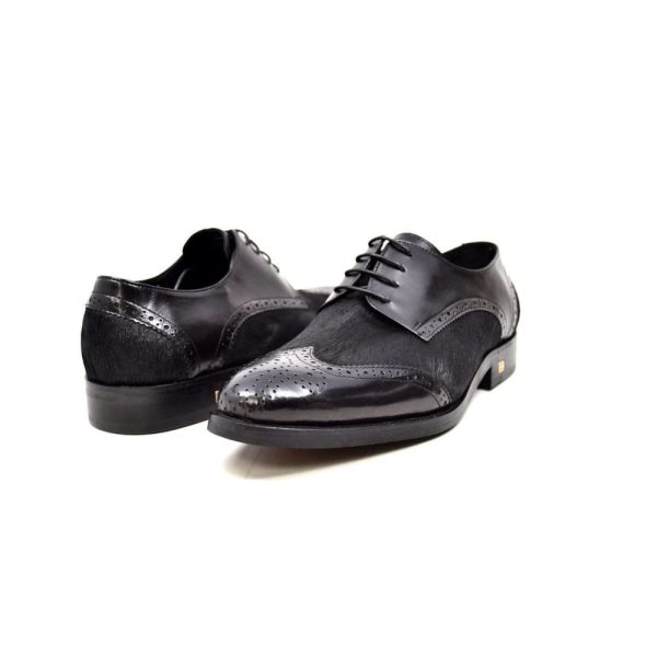 British Walkers President Men s Leather and Pony Skin Oxfords Hot on Sale