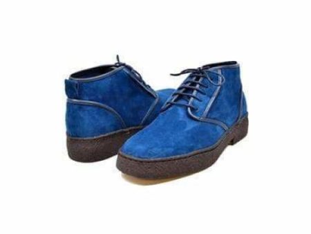 British Walkers Playboy Kaydence Men s Navy Blue Suede on Sale