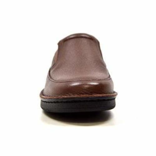 British Walkers Nottingham Men s Brown Leather Casual Slip On Shoes For Cheap