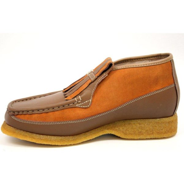 British Walkers Apollo Men s Rust Leather and Suede For Discount