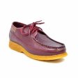 British Walkers Crown 2 Men s Burgundy Premium Snake Leather Crepe Sole Sale