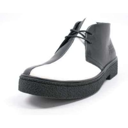 British Walkers Playboy Men s Black White Leather Online