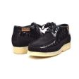 British Walkers Knicks Croc Men s Black Crocodile Leather and Suede Online Hot Sale