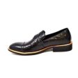 British Walkers Dolche Men s Black Leather Loafers Hot on Sale