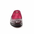 British Walkers Bordeaux Red Leather and Suede Online Sale