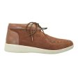 Johnny Famous Bally Style Soho Men s Salmon Leather and Suede High Tops For Cheap