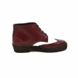 British Walkers Wingtip Two Tone Burgundy and White Leather For Cheap