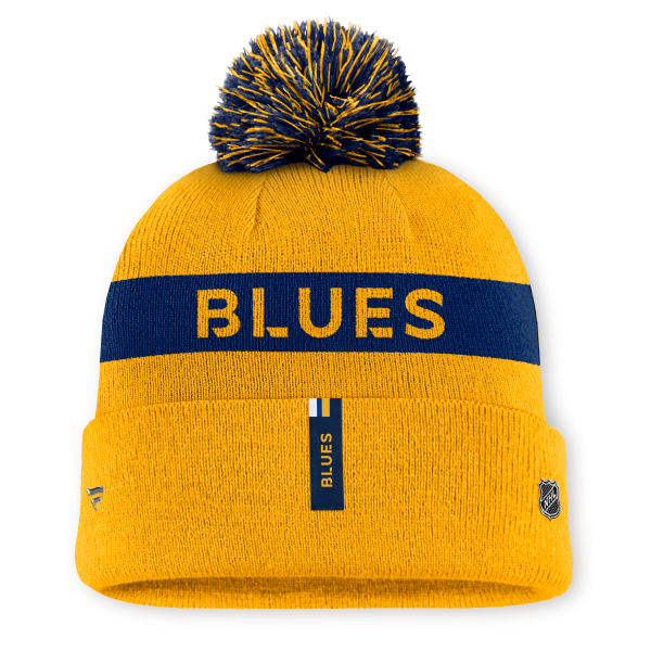 ST. LOUIS BLUES FANATICS AUTHENTIC PRO RINK POM KNIT For Discount