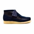 British Walkers Walker 100 Wallabee Boots Men s Navy Blue Suede and Leather on Sale