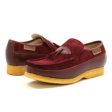 British Walkers King Men s Old School Burgundy Suede Slip On Shoes on Sale