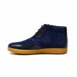 British Walkers Birmingham Bally Style Men s Navy Blue Suede High Tops Fashion