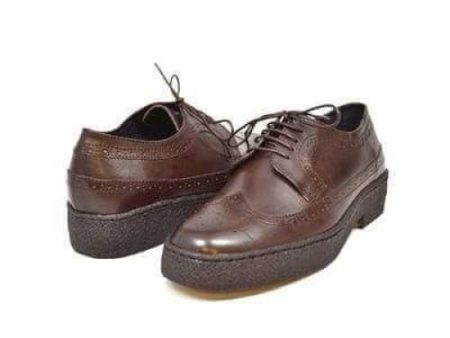 British Walkers Wingtip Low Cut Men s Brown Leather Oxfords Sale