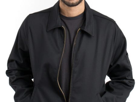 (JT75BK) Unlined Eisenhower Jacket - Black Sale