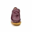 British Walkers Brooklyn Men s Burgundy Leather and Suede Crepe Sole Slip On on Sale