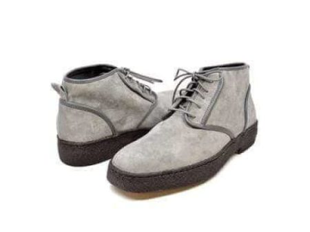 British Walkers Playboy Kaydence Men s Gray Suede Supply