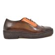 British Walkers Playboy Original Wingtips Men s Brown and Rust Leather Low Cut Oxfords For Cheap