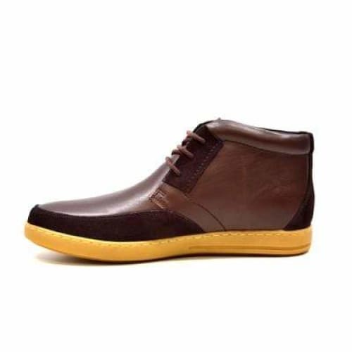 British Walkers Birmingham Bally Style Men s Brown Leather High Tops Online Hot Sale