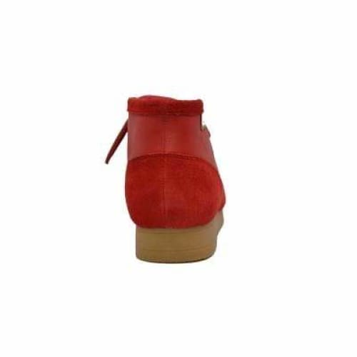 British Walkers New Castle Wallabee Boots Men s Red Suede and Leather Online