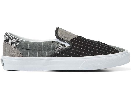 (Q4NHMU) Classic Slip-On Patchwork Shoes - Conference Call Suiting Grey For Discount