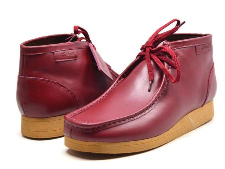 British Walkers New Castle 2 Wallabee Boots Men s Bordeaux Leather on Sale