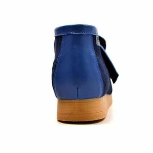 British Walkers Classic Men s Blue Leather and Suede Slip On Supply