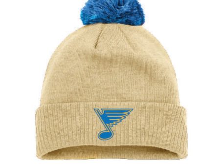 ST. LOUIS BLUES EVENT NOTE ESSENTIAL POM KNIT - BEIGE Online