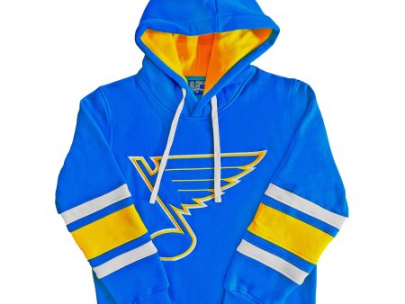 ST. LOUIS BLUES SERIES SIX JERSEY STRIPE HOODIE - AIR FORCE BLUE Online Hot Sale