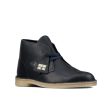 Clarks Originals Desert Boots Men s Navy Blue Leather 26174058 Cheap