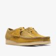 [26175842] Mens CLARKS WALLABEE - OLIVE COMBI Discount