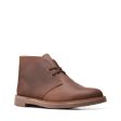 Clarks Originals Bushacre 3 Desert Boots Dark Brown Leather 26153532 Online Sale