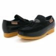 British Walkers King Men s Old School Black Suede Slip On Shoes on Sale