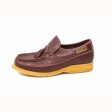 British Walkers Brooklyn Men s Burgundy Snake Skin Leather Crepe Sole Shoes Online Hot Sale