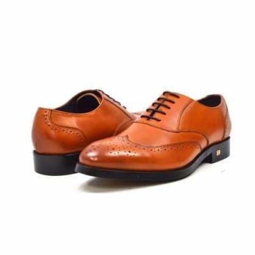 British Walkers Adam Men s Cognac Leather Loafers For Cheap