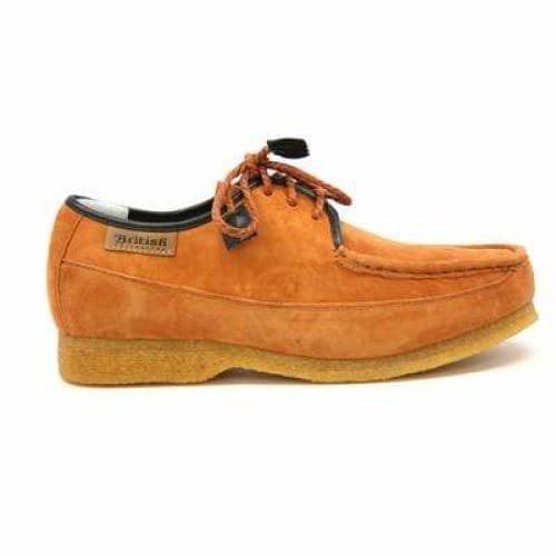 British Walkers Crown Low Top Men s Tan Suede Crepe Sole Shoes Online Hot Sale