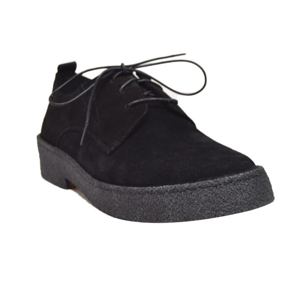 British Walkers Playboy Original Low Top Men s Black Suede with Crepe Sole Online Hot Sale