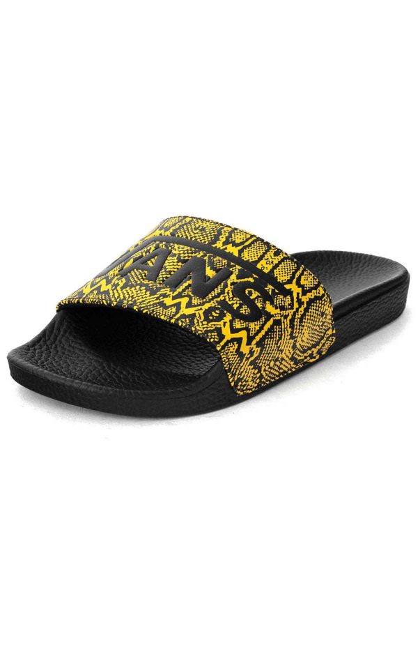 (4LGXXY) Vans, Multi Pythons Slide-On Sandals - Sulphur on Sale