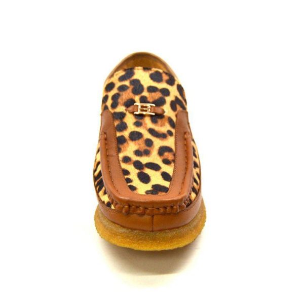 British Walkers Power 2 Limited Edition Men s Leopard Print Pony Skin Leather For Discount