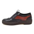 British Walkers Playboy Original Low Top Men s Black and Rust Leather Wingtips Online now