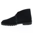 Clarks Originals Desert Rock Boots Men s Black Suede 26162705 on Sale