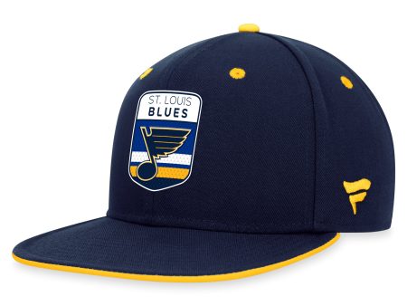 2023 ST. LOUIS BLUES FANATICS FLATBRIM SNAPBACK DRAFT HAT For Cheap