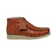 British Walkers Crocs Wallabee Boot Men s Cognac Crocodile Leather Discount