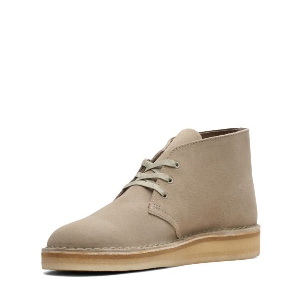 Clarks Originals Desert Coal Boots Men s Stone Suede 26169998 For Sale