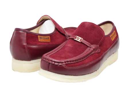 British Walkers Power Plus Men s Elegant Crepe Sole Leather and Suede Slip Ons Online now