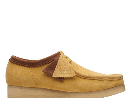 Clarks Originals Wallabee Low Men s Yellow Combination Suede 26170536 Cheap