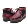 British Walkers New Castle Wallabee Boots Men s Burgundy and Black Suede and Leather Supply