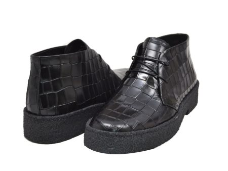 British Walkers Playboy Original Croc Print Men s Limited Edition Crocodile Leather For Cheap